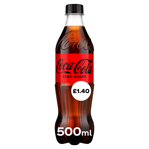 Coca-Cola ZERO Sugar 500ml x 12 PMP £1.40 (Bottle)