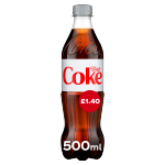 Diet Coke 500ml x 12 PMP £1.40 - (Bottle)
