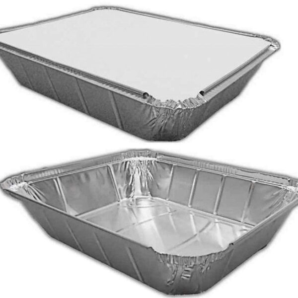 Full Deep Gastronorm Foil Container Tray 520x325x70mm pack of 50 Pieces