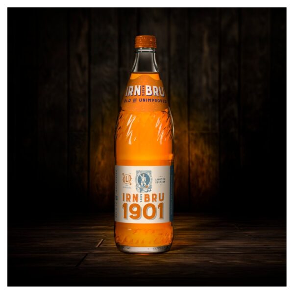 IRN-BRU 1901 Soft Drink Glass Bottle 750mlx12x1