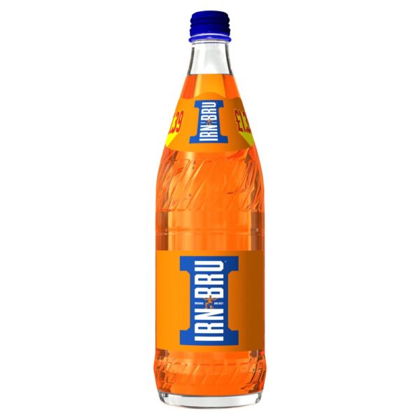 IRN-BRU Soft Drink Glass Bottle 750mlx12x1
