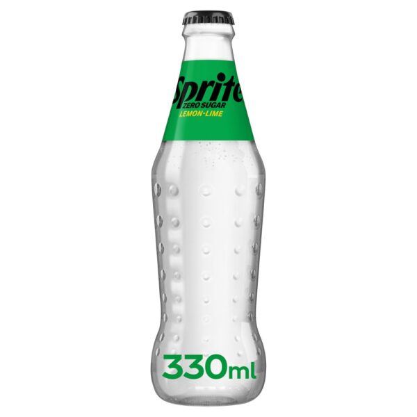Sprite Zero Sugar Glass Bottle 330ml × 24 × 1