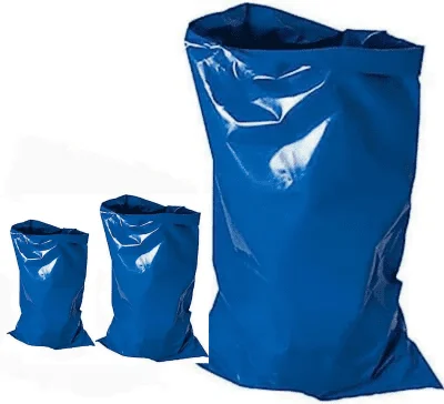 BLUE Heavy Duty Rubble Sacks Builders Bags Qty100