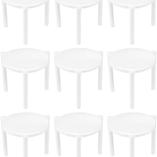 Pizza Stand Tripod Stack 4.50X4.00X3.7Cm Plastic Support Frame for Restaurant and Home Use Prevents Toppings Damage and Reinforces Pizza Box Center QTY 1000