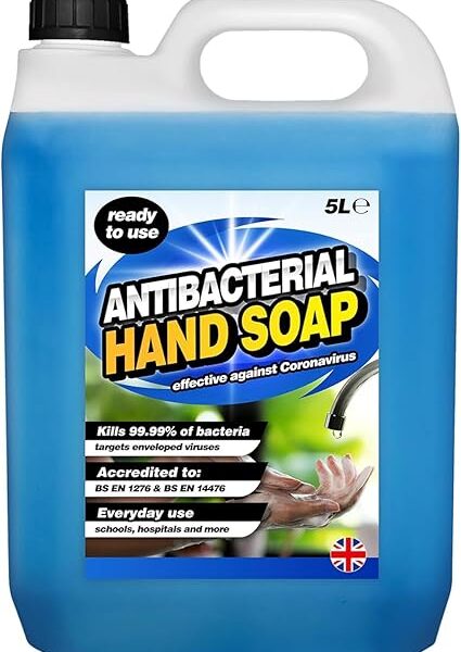 5 Litre Ready To Use Effective Antibacterial Non-Sticky Liquid Hand Soap (2)