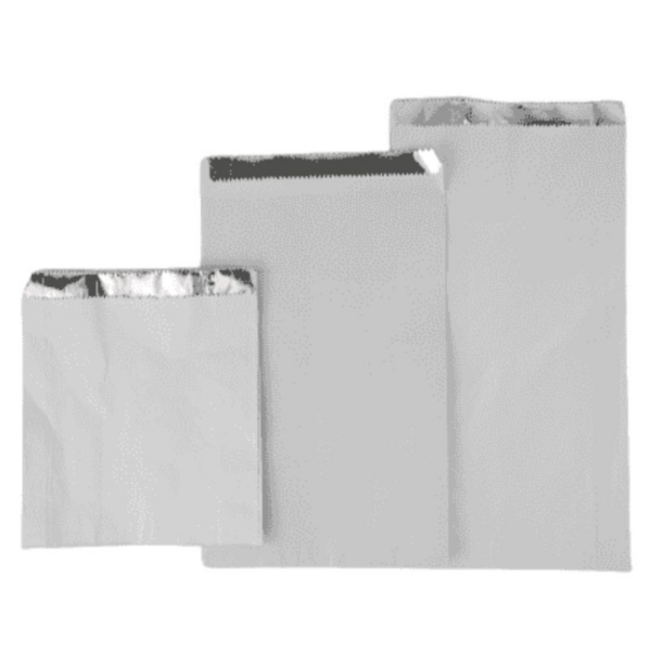 Aluminium Foil Food Bags - White-BBQ