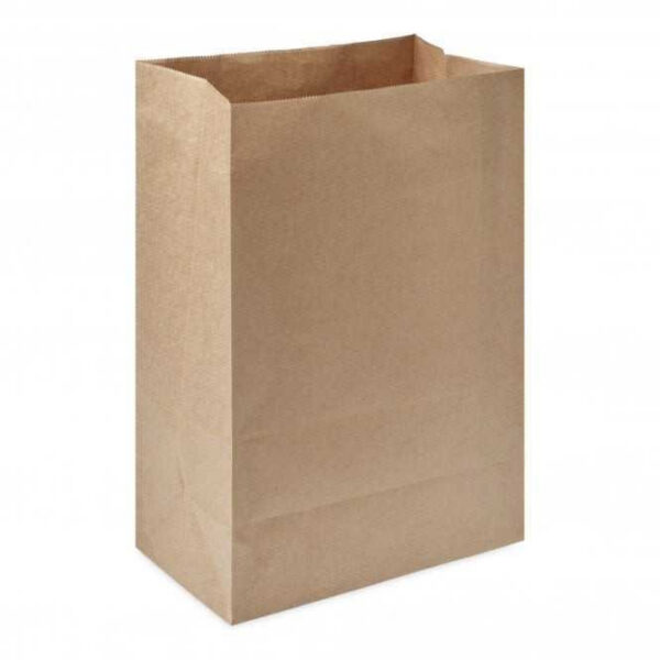 Small Brown Kraft SOS Paper Bags Without Handles 100 Bags 320x130x395mm